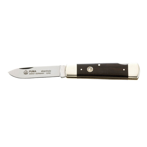 Puma Ebenholz Hunting Pocket Knife - Ebony Wood Scales #22 2021