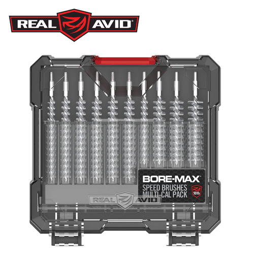Real Avid  Multi Cal Pack Brush - 10 Brush Heads,2x More Bristles #av-bmsbs