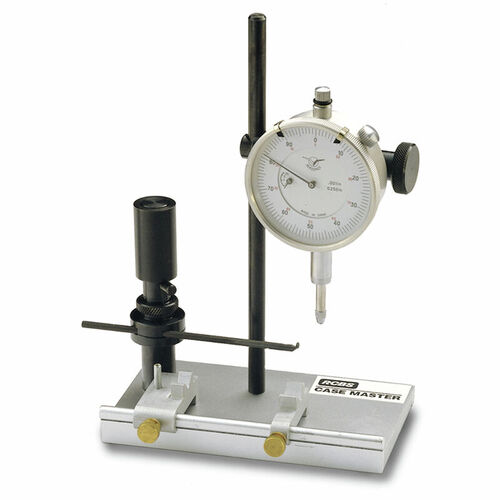 Rcbs Case Master Gauging Tool Reloading Equipment - Aluminium Base W Steel Accessories #R87310