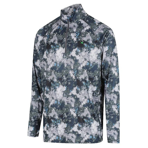 Ridgeline Mens Performance Qtr Zip Top - Squall #rlclsmlsq [3xl]