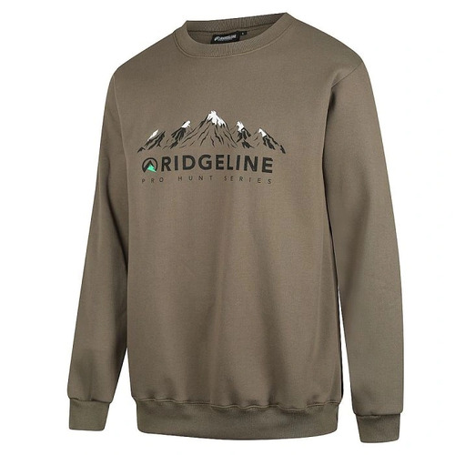 Ridgeline Mens Pro Hunt Crew Top Classic Fit - Beech #rlcswphbc [s]