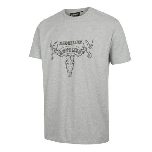 Ridgeline Hunt Life Tee Classic Fit 100% Cotton - Grey #rlctshlgm [xs]