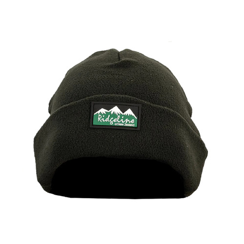 Ridgeline Polar Fleece Youth Beanie Lightweight - Olive #Rlabnplo