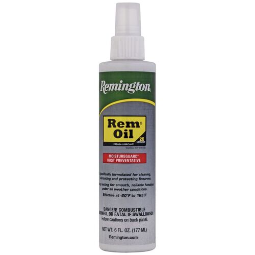 Remington Lubricant Gun Cleaning Rem Oil With Moistureguard Vci Technology - 6oz Pump #Rem18378