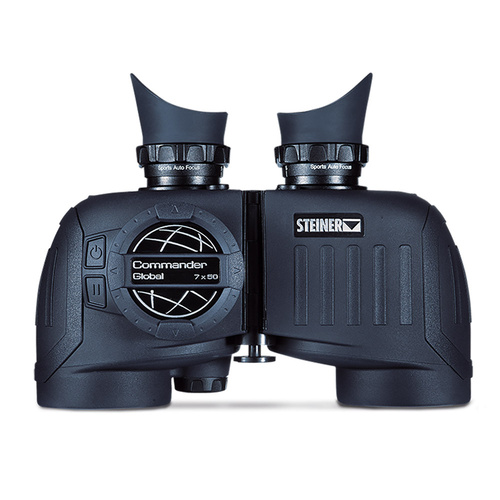 Steiner Commander 7x50 Wc Binocular - Porro Prism Marine Digital Worldwide Compass #7830