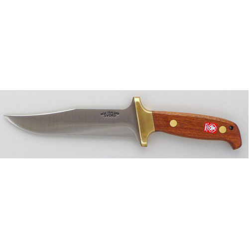 Svord Bowie 6 1/2- Mahogany Handle Knife - High Carbon Steel Brown #Sv280b