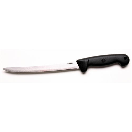 Svord Kiwi Fish Fillet Knife 9" Carbon Steel Blade Knife - Black Polypropylene Handle #svkff