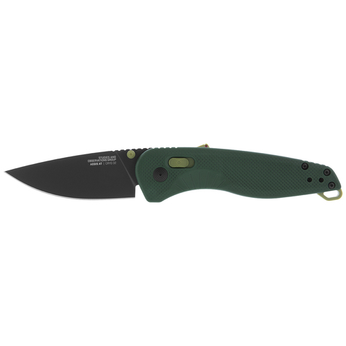 Sog Aegis At Forest Moss Pocket Knife - Assisted Thumb Stud Opening System #11-41-04-57