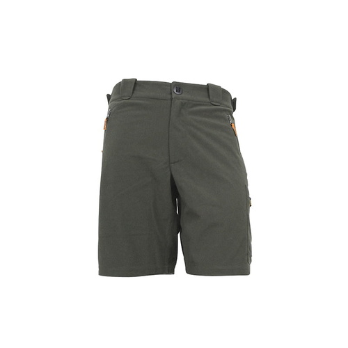 Spika Microfuse Tracker Hunting Shorts Olive Green - Reducing Moisture #p-505 [S]