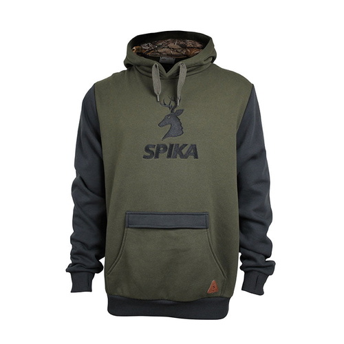 Spika Go Mens Hunting Hoodie Jumper - Olive Green #ghm-019 [L]
