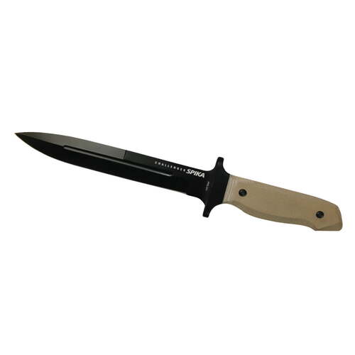 Spika Challenger Sticker Fixed Blade Knife - Steel Blade #krch-St010