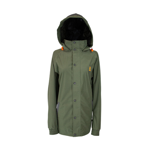 Spika Women's Outdoor Waterproof Valley Jacket - Performance Olive #hcj-vlo-2a [l]