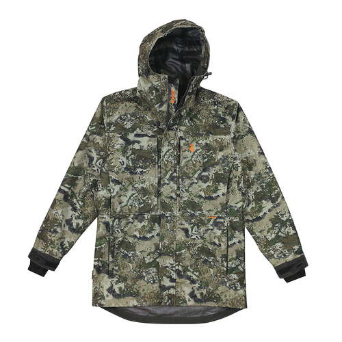 Spika Mens Hunting Outdoor Stalker Jacket - Biarri Camo #Hcj-stc-1a [Size L]