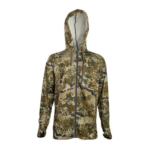 Spika Mens Gridfleece Hoodie - Biarri Camo #hch-gfc-1a [size Xl]