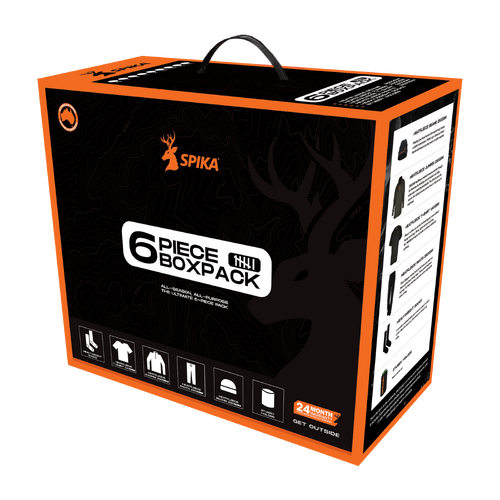 Spika Mens Heat Fleece Hunting Clothing Boxpacks - 6-item All-in-one Pack #bxx-cb2o-1a [xs]