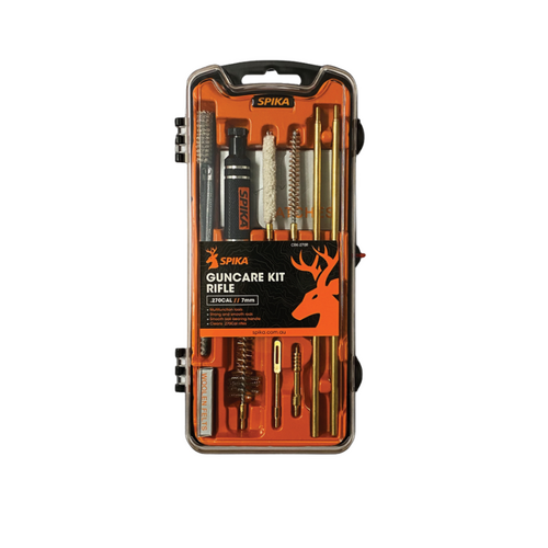 Spika .270 Cal 7mm Rifle Cleaning Kit With Tools & Smooth Rods #ccsp-kt270