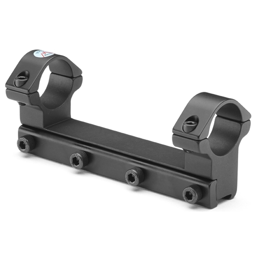 Sportsmatch Rifle Scope Rings Mount Dovetails Angled Elevation Durable - Black 1 Piece 1 Inch High #Hop19c