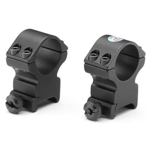 Sportsmatch Weaver 2 Piece 1 Inch High Scope Mount Rings - Black Great Quality Durable #Hto76