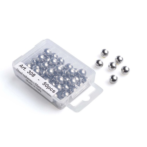 Stil Crin Slingshot Steel Spheres - 9mm Diameter, 50pcs #308