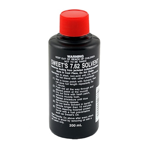 Sweets  Gun Cleaner Rifle Cleaning Removes Copper Fouling From Bore - 7.62 Solvent 200 Ml #Swesol