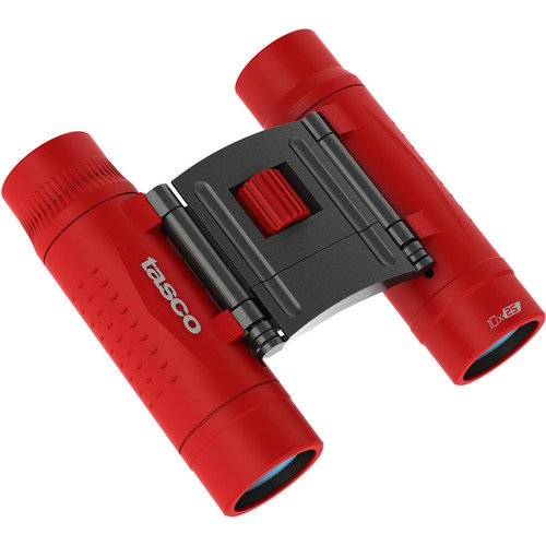 Tasco 10X25 Essentials Compact Binocular (Red)