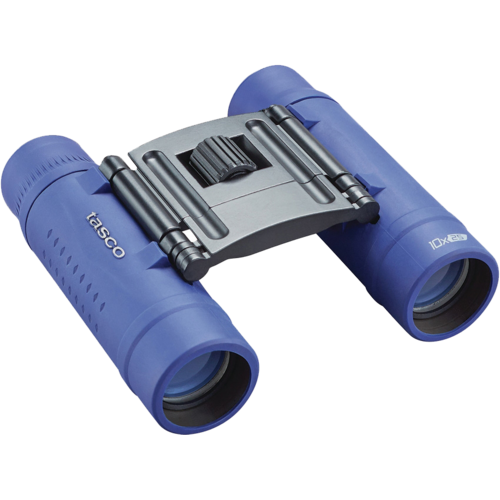 Tasco Essentials 10X25 Roof Binocular - Blue #ta168125Bl
