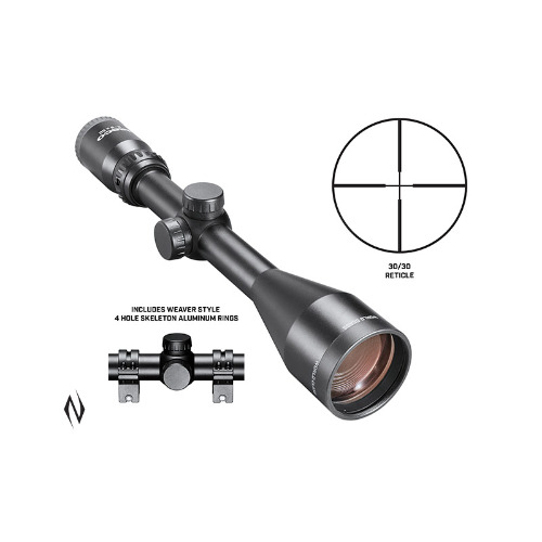 Tasco 3-9x50 World Class Riflescope 30/30 Reticle W Rings -  #tatwc3950