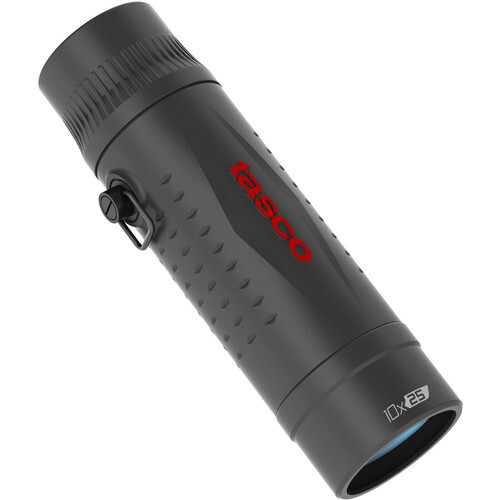 Tasco Essentials 10X25 Roof Prism Monocular - Black #ta568125