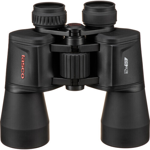 Tasco 12x50 Essentials Porro Prisms Binoculars - Waterproof Black #170125