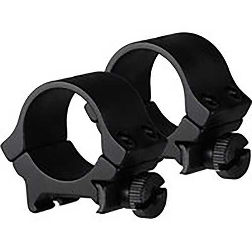 Truglo 1 Inch Scope Ring Set Lightweight Quad Picatinny Weaver  - Medium Tube Matte Black #Tg-tg8961b1