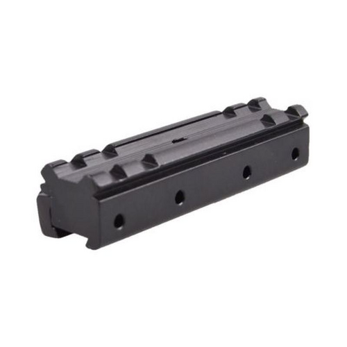 Tekmat Tactical Accessories Dovetail Extension Weaver Picatinny Adapter Riser Rail Mount Base 11mm To 20mm - Black #Tm01072