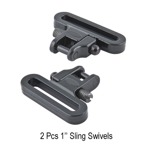 Tekmat Quick Detach Heavy Duty 1 Inch Rifle Sling Swivels - Black #Tm01148
