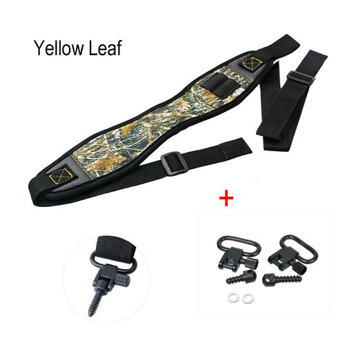 Atacpro Hunting Rifle Shotgun Sling W 1 Inch Swivels - Yellow Leaf #Tm01154