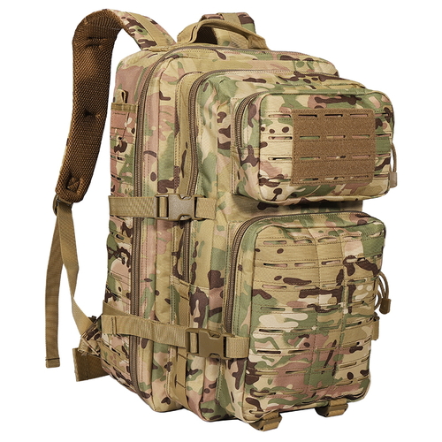 Tekmat Outdoor Mochila 600d Tactical Bag Molle Oxford Military Hiking  Trekking - Multicam #Cm-006