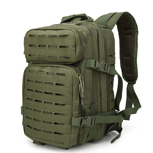 Tekmat Outdoor Tactical Molle Laser Cut Military Backpack 30l - Army Green #Ch-071