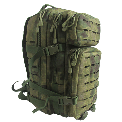 Tekmat Outdoor Tactical Molle Laser Cut Military Backpack 30l - A-tacs Fg #Ch-071