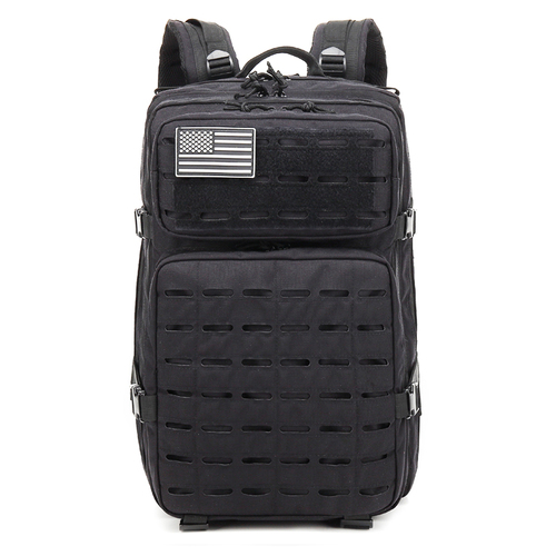Tekmat Tactical Laser Molle Outdoor Backpack - Black #Bl097