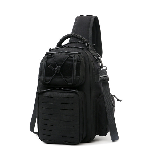 Tekmat Classic Style Outdoor Tactical Molle Shoulder Bag - Black #Amz