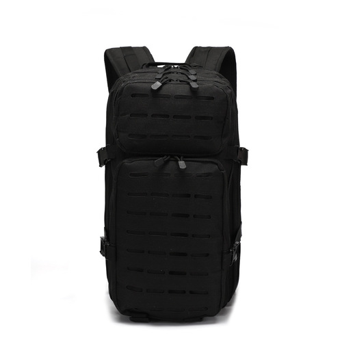 Tekmat Outdoor Tactical Molle Military Laser Cut Backpack - Black #F022