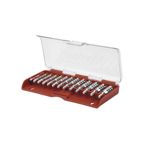 Tipton Ultra Jag Set 13 Piece Nickel Plated Threads - 17-45 Caliber #t-ujs