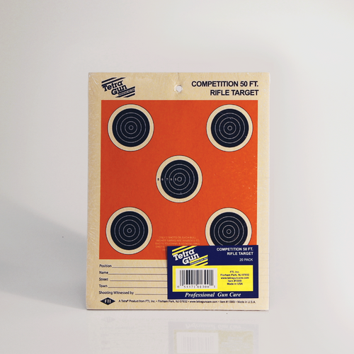 Tetra Paper Target Competition 50ft Rifle Target - 20pack #t1300i