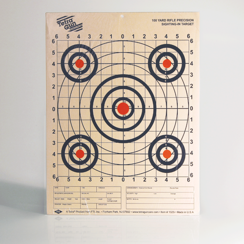 Tetra Portable Paper Rifle Precision Aim Shooting Target - 100yard #t1325i