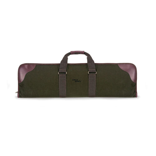 Uncle Mikes Canvas Over Under Shotgun Case Black 33 Inch - Durable #Um52082