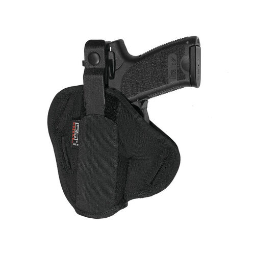 Uncle Mike's Super Belt Slide Holsters - Black Size 30 Ambi #um86300