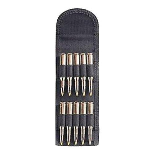 Uncle Mike's Plain Black Cartridge Carrier Folding Rifle - 10 Rnd #Um88451