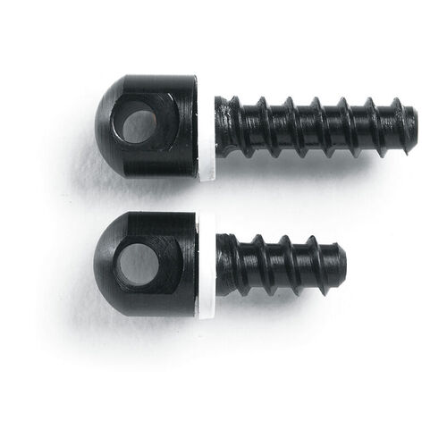 Uncle Mike's 115 Rgs Magnum Band Swivel Set Wood Screws - Black #Um25200