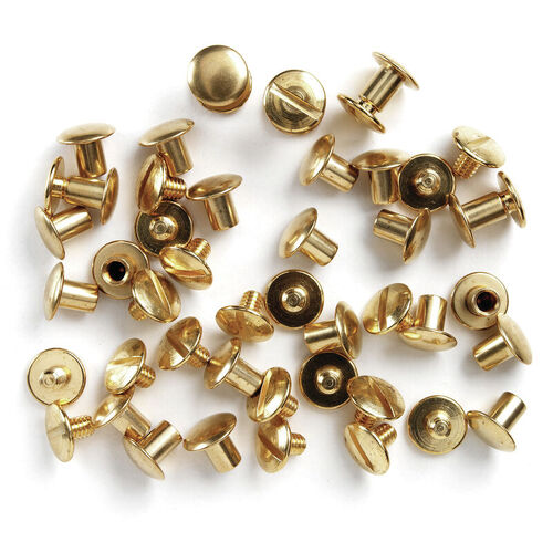 Uncle Mikes Chicago Solid Brass Screws Corrosion Resistant Firearm's Strap Sling -  24 Packs #Um25090
