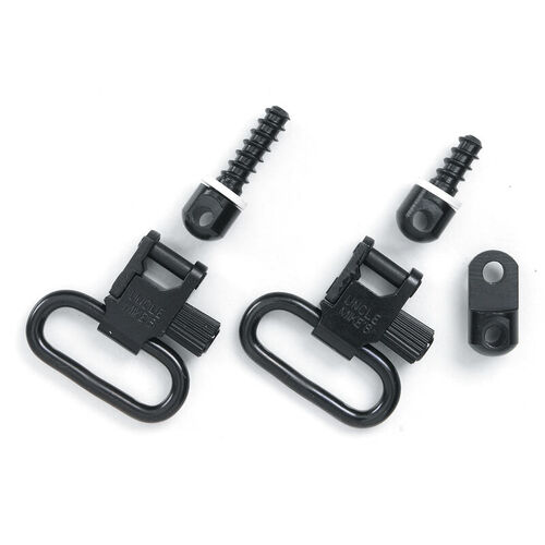 Uncle Mikes Rifle Swivels Qd Ruger 10/22 Blued Tri-lock - 1 Inch High Quality Black #Um14612