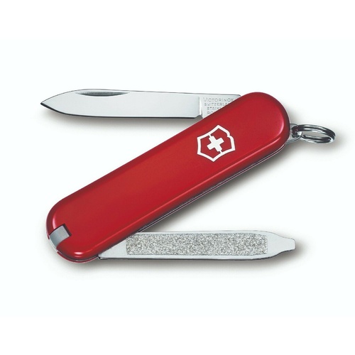 Victorinox Swiss Army Classic Vintage Escort Knife - Red With 6 Multi Functions #35075