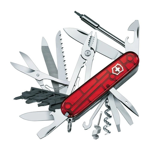 Victorinox Cyber Tool Large Red Transparent #35772